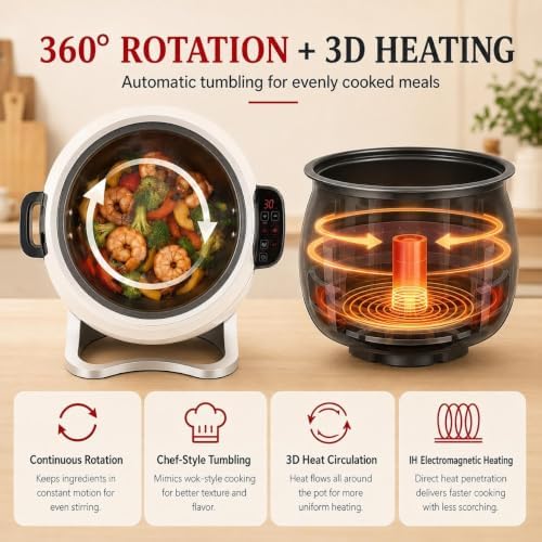 Automatic Stir-Fry Machine, Commercial Food Processor