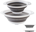 Collapsible Colander and Strainer, Silicone Strainer Colanders & Food Strainers by LogFaadCoi
