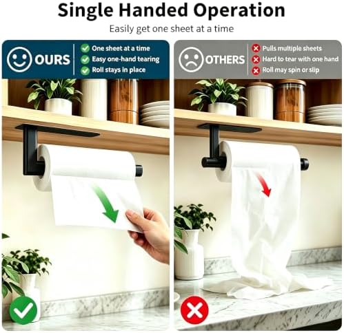 Under Cabinet Paper Towel Holder, Self-Adhesive
