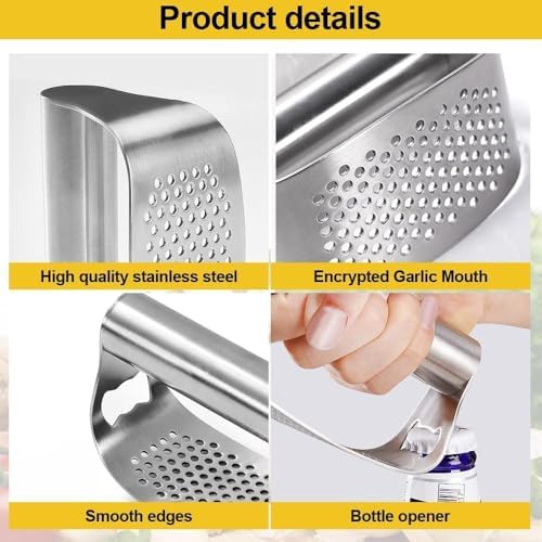 2026 New Stainless Steel Garlic Press Rocker (B)