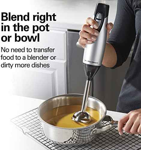 Hamilton Beach 4-in-1 Electric Immersion Hand Blender with Handheld