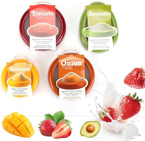 Winb Set of 4 Reusable Fruit and Veggie Savers
