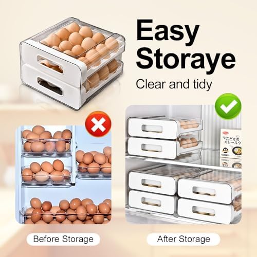 Koja 32-Egg Stackable Fridge Organizer