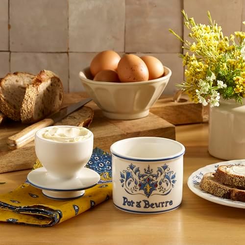 Butter Bell Crock by L. Tremain Art Nouveau Ceramic Butter Keeper