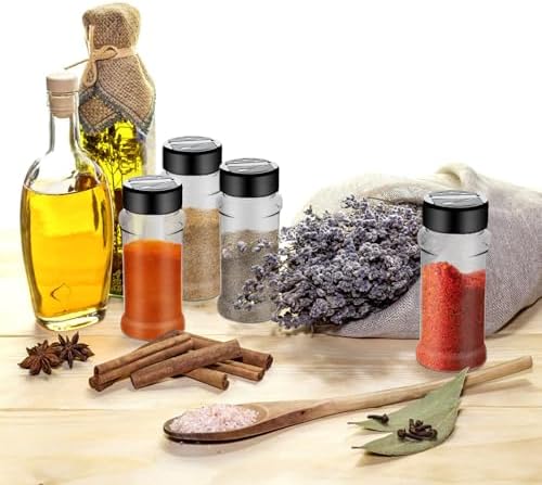 Ysglory 36 Pack 3 Oz Spice Jars Seasoning Containers Bottles with