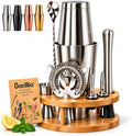 Barillio Elite Mixology Bartender Kit with Stand - Cocktail Shaker Set