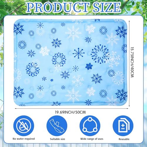 128 Pcs Food Cooling Mats for Buffet, 15.8" x 19.7" 2 Cooling Trays 3