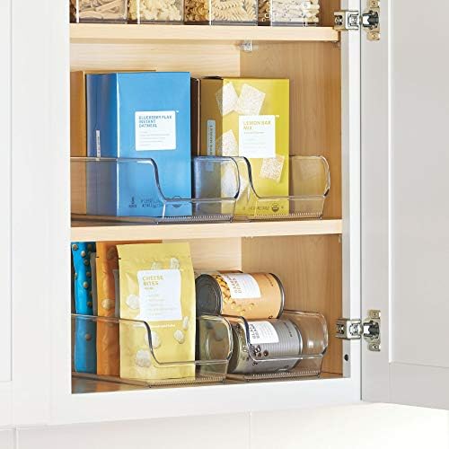 iDesign Linus Collection Organizer Bin, Set of 2, 5.25" x 11" x 3.5"