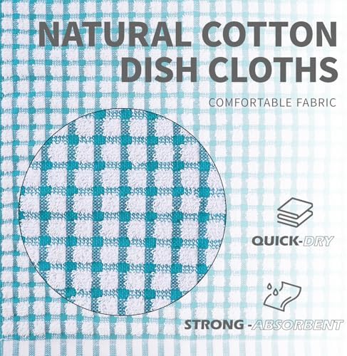 Oeleky Dish Cloths for Washing Dishes, Kitchen Dish Rags, Dish Towels