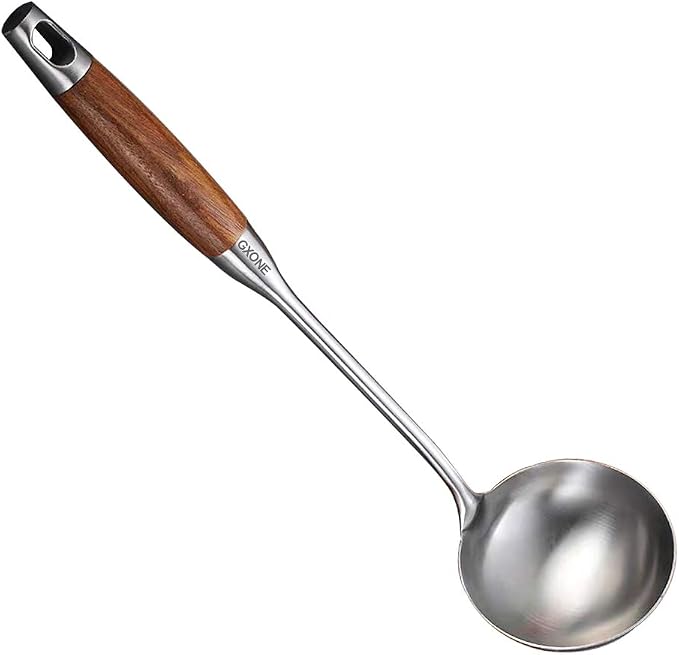 Soup Ladle, 304 Stainless Steel Cooking Ladle Spoon Wok Tools by GXONEHomeKitchen