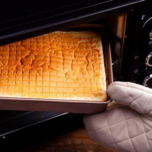 2 Pack 11 Inch Baking Sheet Pans, Deep Size Baking Pan Nonstick Cookie