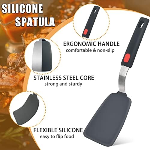 Beijiyi 3-Piece Silicone Spatula Turner Set