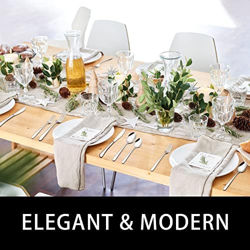 40-Piece Silverware Set with Organizer, EWFEN Heavy Duty Stainless