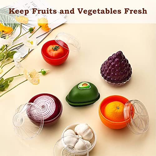 6-Piece Fruit and Vegetable Storage Containers