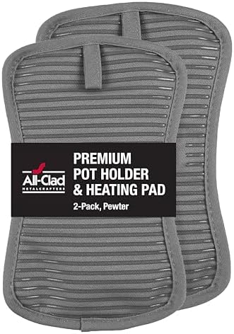 All-Clad Pot Holder & Heating Pad, 2-Pack, Pewter