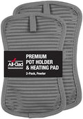 All-Clad Pot Holder & Heating Pad, 2-Pack, Pewter
