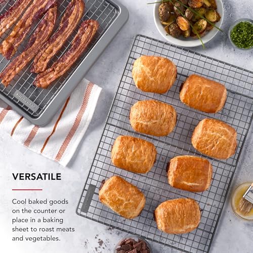 KitchenAid Nonstick Aluminized Steel Cooling Rack, Dishwasher Safe