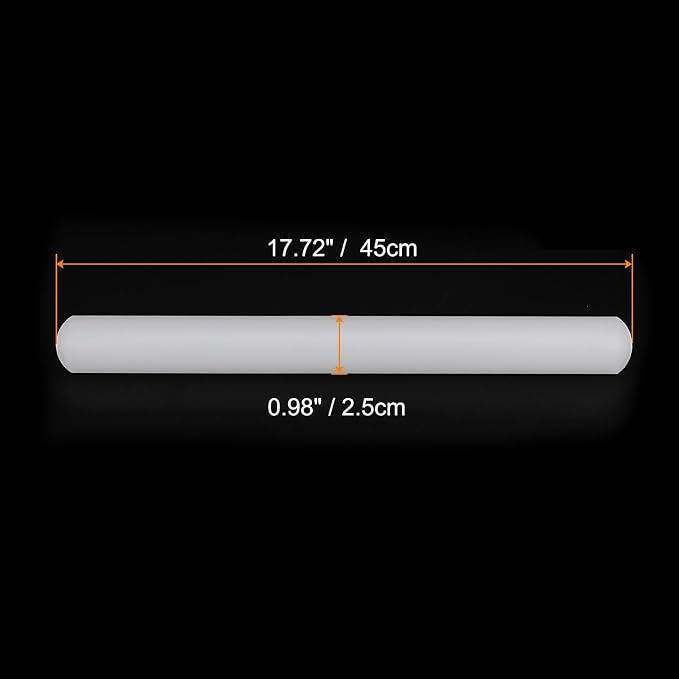 HARFINGTON Fondant Rolling Pin PP 45cm x 2.5cm Non Stick - Image 2
