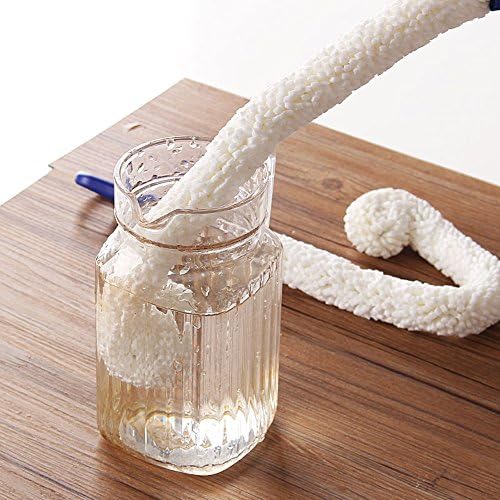 LJDJ Bottle Cleaning Brush 2 Pack, Flexible Scourer for Decanters