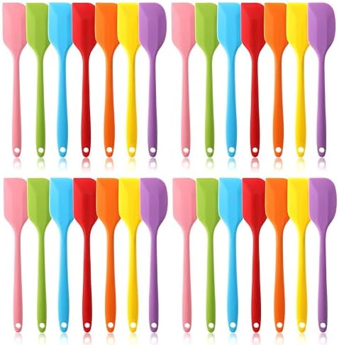 28-Piece Mini Silicone Spatula Set, 8.3 Inch