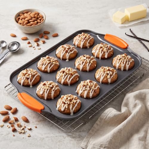 3 Pack Mini Cheesecake Pan, 12-Cup Nonstick Carbon Steel