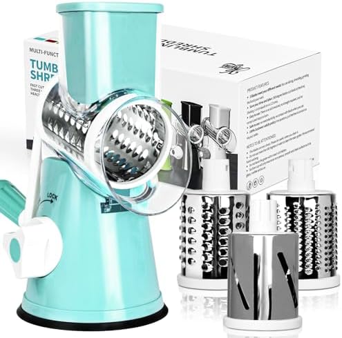 X Home Rotary Cheese Grater, Blue