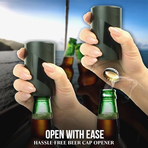 Electric Wine Bottle Opener Set, Beer Opener & Wine Stoppers, Battery