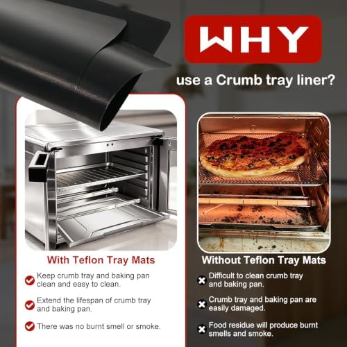 Air Fryer Liners Reusable for Gourmia French Door Air Fryer Oven