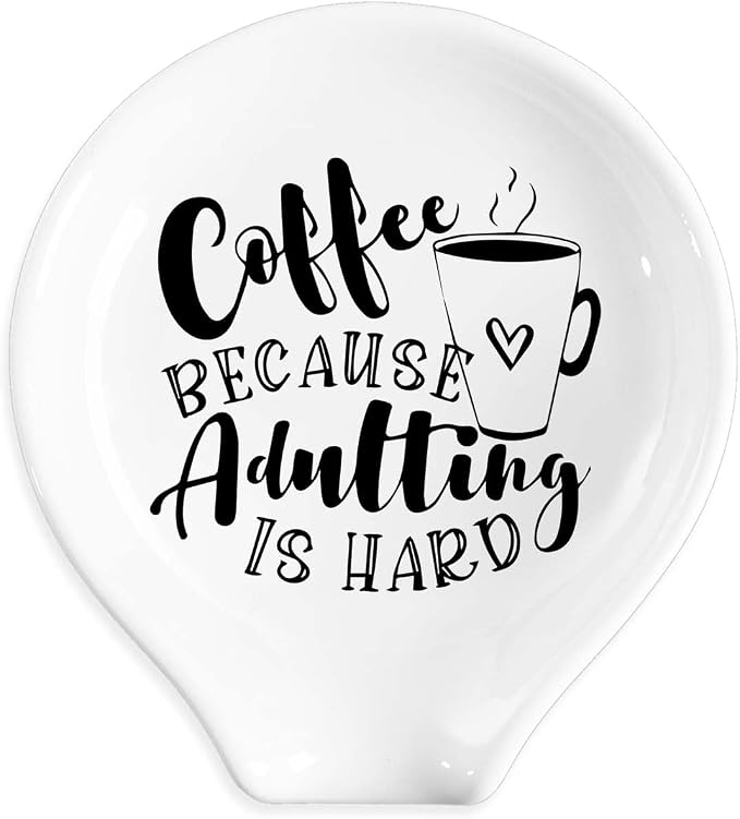 Funny Coffee Spoon Holder-Coffee Spoon Rest-Cafe Bar Station Accessories-Coffee by Unknown