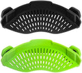 AUOON Clip On Strainer for Pots, 2Pack, Standard 8.86 x 3.55 in