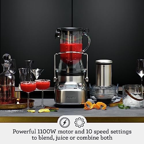 Breville 3X Bluicer Pro Blender and Juicer, Stainless Steel