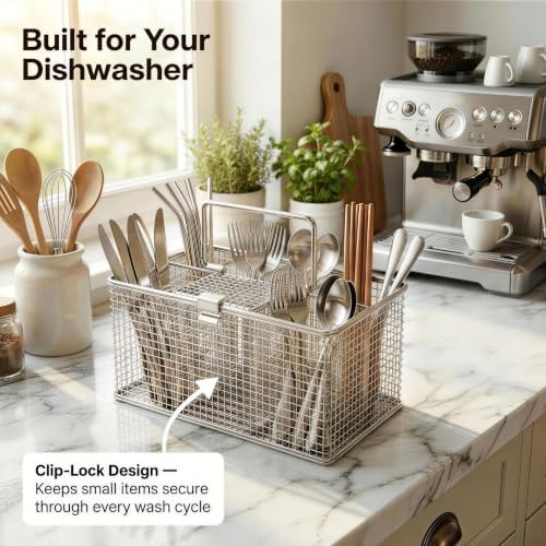 Dishwasher Silverware Basket, 304 Stainless Steel