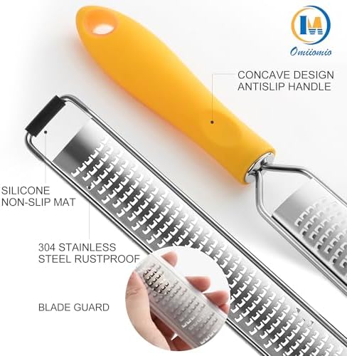 Lemon Zester & Heavy Duty Cheese Grater & Vegetable Grater — Parmesan