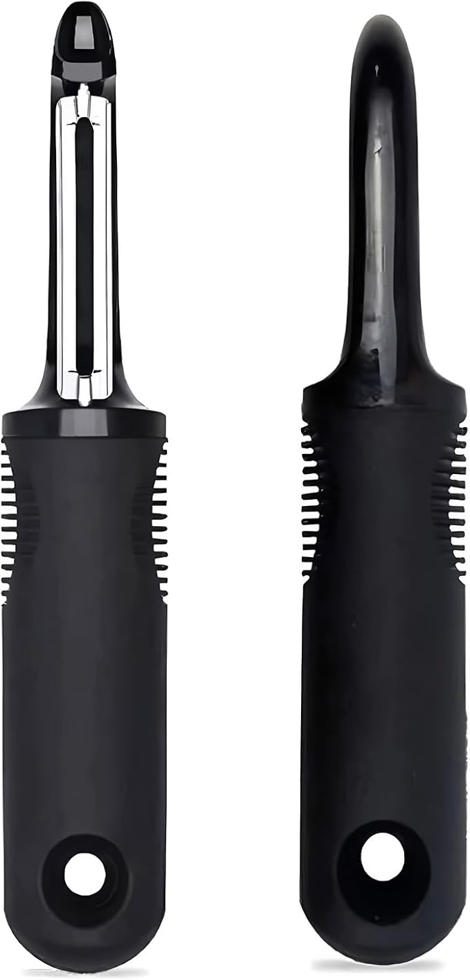 Swivel Vegetable Peeler with Non-Slip Ergonomic Handle, Rust-Proof Steel Blades - Image 8