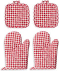 4PCS Oven Mitts and Pot Holders Set