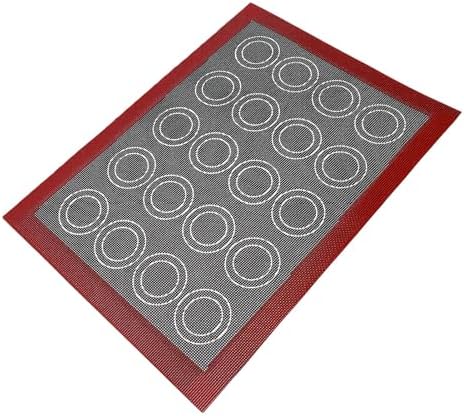 Macaron Baking Mat, Silicone Half Sheet Cookie Baking Mat 30×40cm