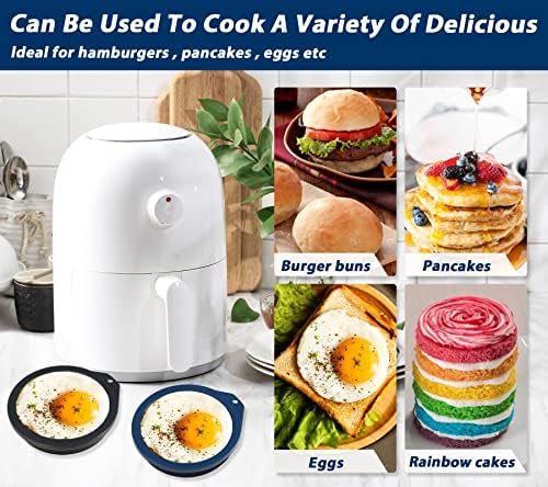Webake 4 inch Silicone Air Fryer Egg Mold for Baking, Nonstick