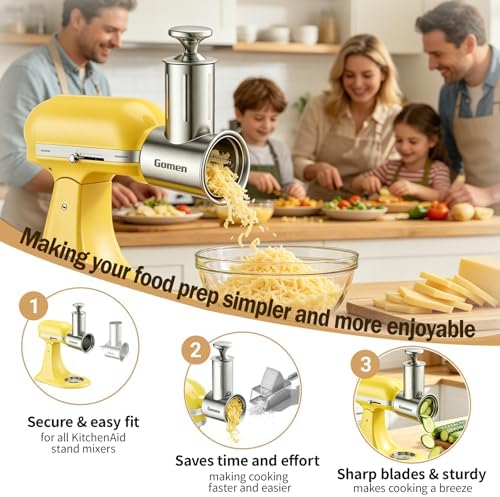 Slicer Shredder Attachment for Kitchenaid Stand Mixer