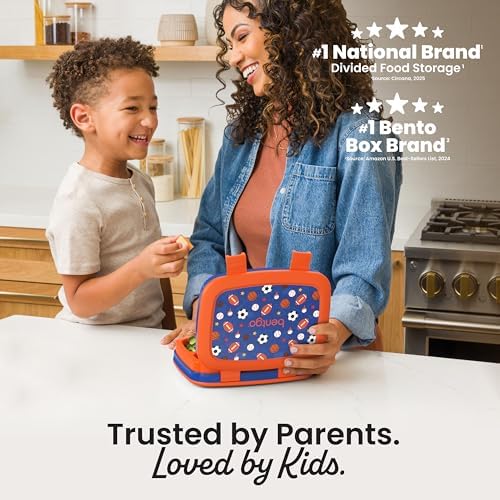 Bentgo Kids Prints Leak-Proof 5-Compartment Bento Lunch Box