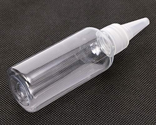 PENTA ANGEL 2oz Plastic Squeeze Bottles 8Pcs Small Clear Empty Squirt