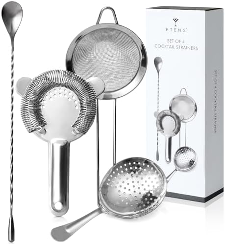 Etens Cocktail Strainer Set – Bar tools Stainless Steel Includes