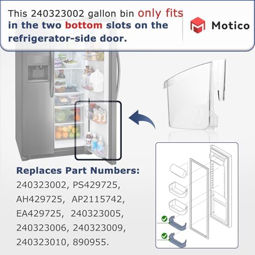 UPGRADE 240323002 Refrigerator Door Bin Shelf Compatible with
