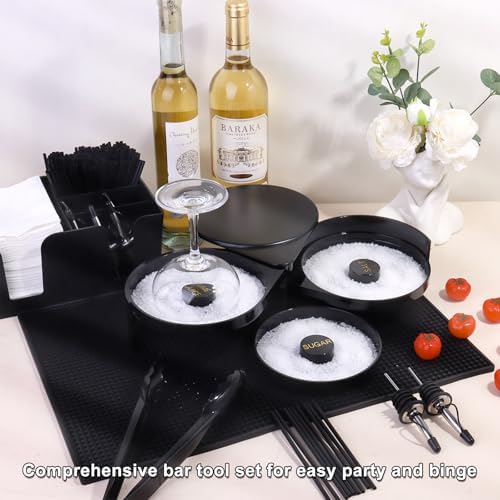 3 Tier Bar Glass Rimmer Bartender Tool Accessories