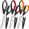 Astercook Kitchen Scissors, 3-Pack Heavy Duty Kitchen Shears with