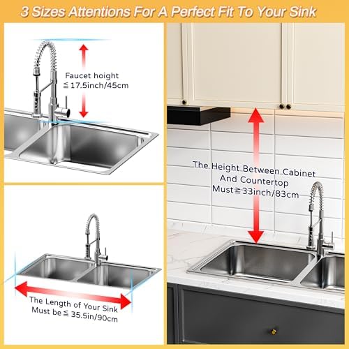 ADBIU Expandable Over-the-Sink Dish Drying Rack, 2-Tier