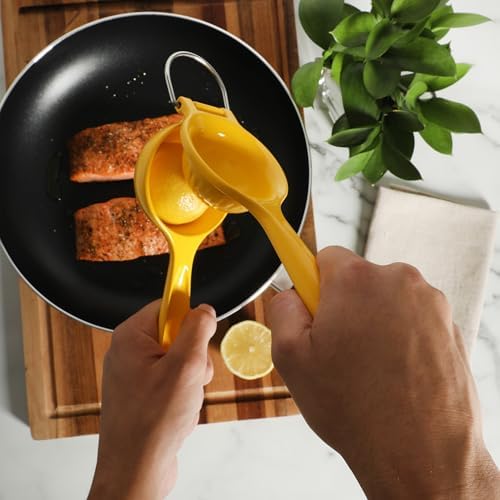 Oster Ravello Lemon and Lime Squeezer, Yellow Finish
