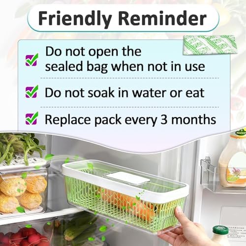 35 Pcs Carbon Filter Refills for OXO GreenSaver Produce Keepers