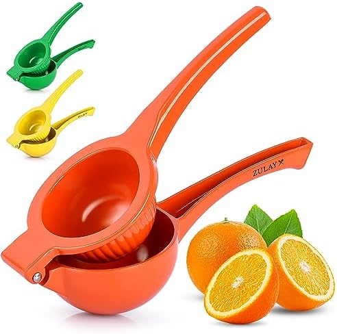 Zulay Kitchen Metal Orange Squeezer