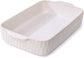 4.7QT Casserole Dishes for Oven, 9x13” Large Lasagna Pan, Ceramic Baking Dish by Artebake