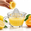 Glass Manual Lemon Squeezer, 2 Cup/500ML